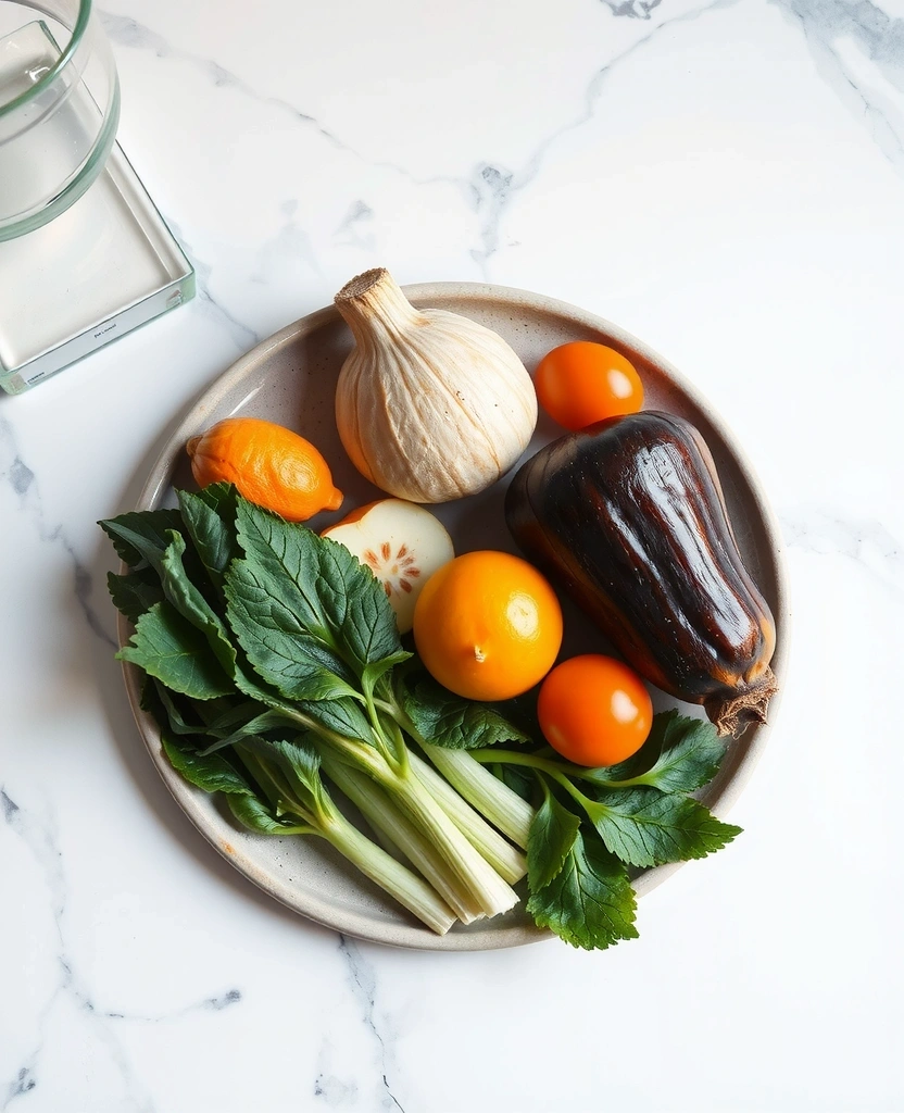 Achtsame Lebensmittelpräsentation